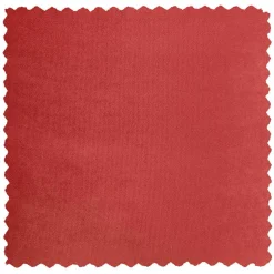 Retro Samtsessel in Rot & Schwarz - Dumarkus