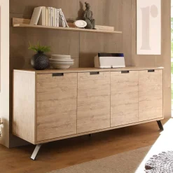 Retro Sideboard Rodonda in Eiche