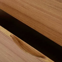 Retro Vitrine in Eichefarben - Number