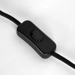 Ringförmige Tischlampe in Gold & Schwarz - Tobago