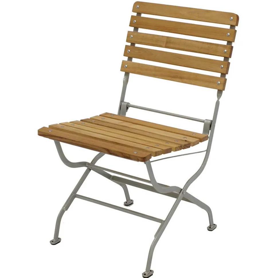 Robinie Klappstuhl mit Stahlgestell - Malka