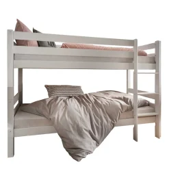 Robustes Etagenbett in Weiß - Polar