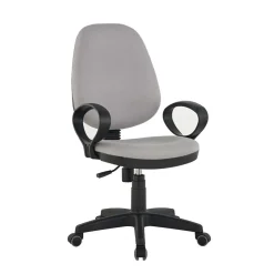 Rollbarer Computerstuhl in Grau & Schwarz - Gilverny