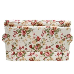 Romantisches Landhaus Sofa mit Blumen Stoff - Telik