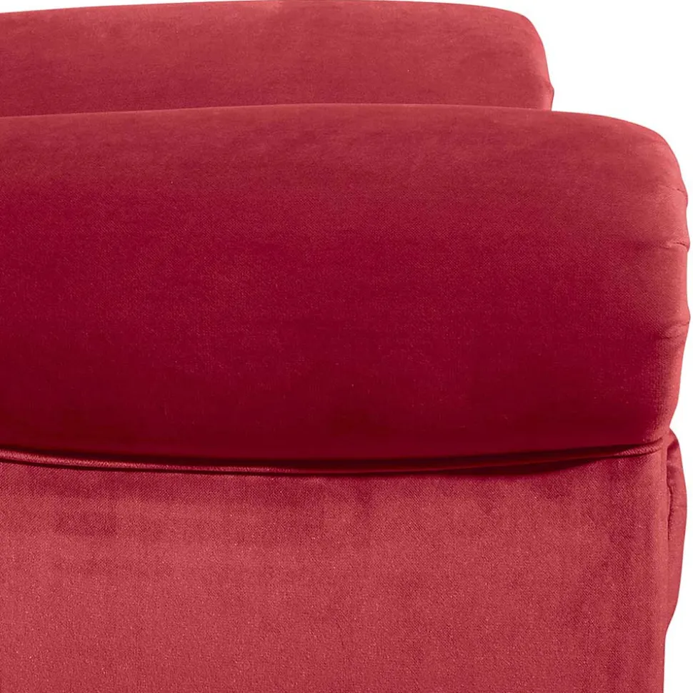 Roter Chesterfield-Sessel mit Ohren - Malisha