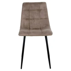 Räuchereiche Tisch & 6 Polsterstühle - Omy (siebenteilig)