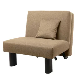 Ruhesessel in Beige Stoff - Ofreda