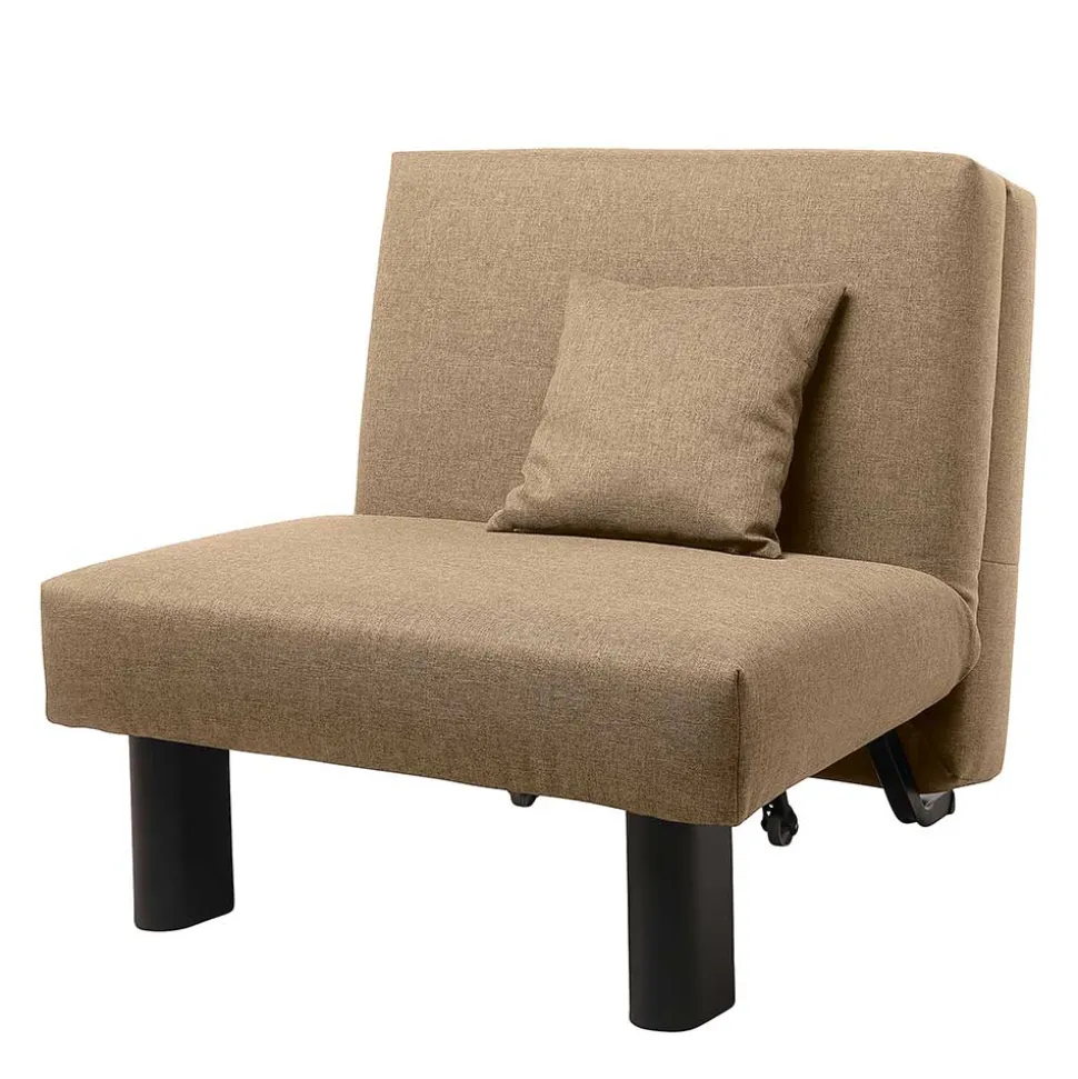 Ruhesessel in Beige Stoff - Ofreda