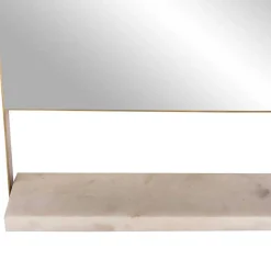 Rundbogen-Spiegel mit Marmor Ablage - Nostalc