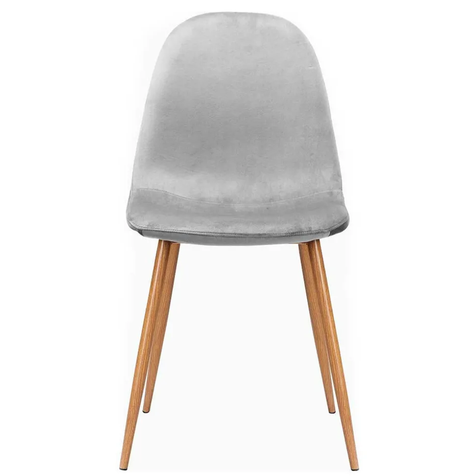 Runde Essgruppe mit Schalenstühlen - Fabiola (fünfteilig)