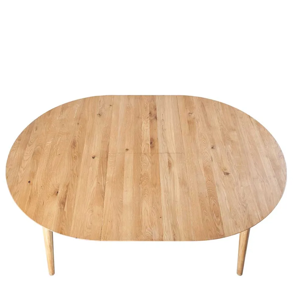 Runder Ausziehtisch aus Wildeiche - Venice