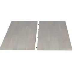 Runder Ausziehtisch in Eiche Bianco - Guern