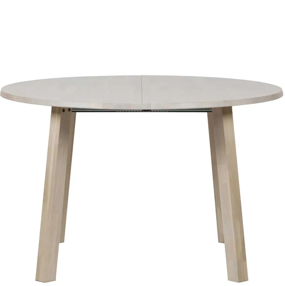 Runder Ausziehtisch in Eiche Bianco - Guern