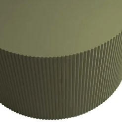 Runder Beistelltisch in Oliv Grün - Rhodos