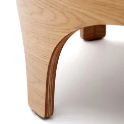 Runder Beistelltisch mit Esche Furnier - Raso