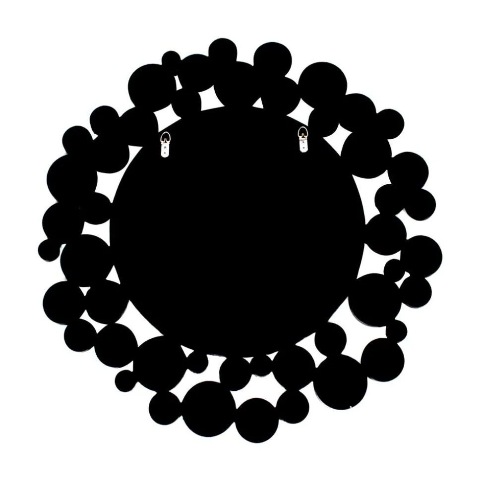 Runder Designer Spiegel in Silber & Rosegold - Sulliva