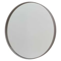 Runder Retro Spiegel in Taupe - Sumatria