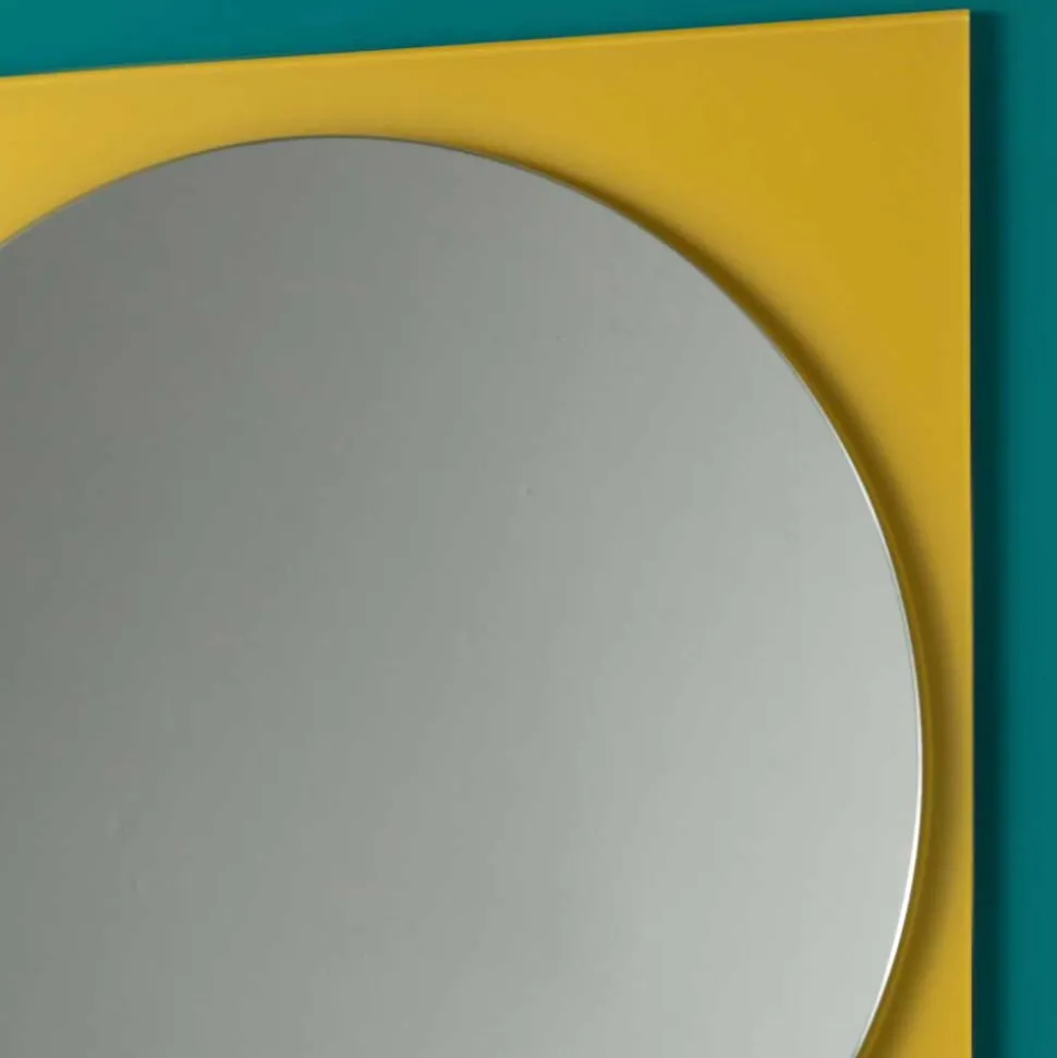 Runder Spiegel & rechteckiges Glas - Howland