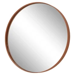 Runder Spiegel in Terracotta - Camelian