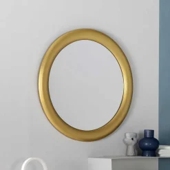 Runder Spiegel mit breitem Rahmen - Meridus