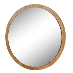 Runder Spiegel mit Eichenholzfurnier - Kopiana