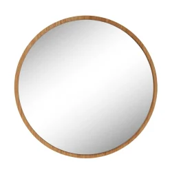 Runder Spiegel mit Eichenholzfurnier - Kopiana