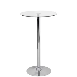 Runder Stehtisch mit Glasplatte - Actives