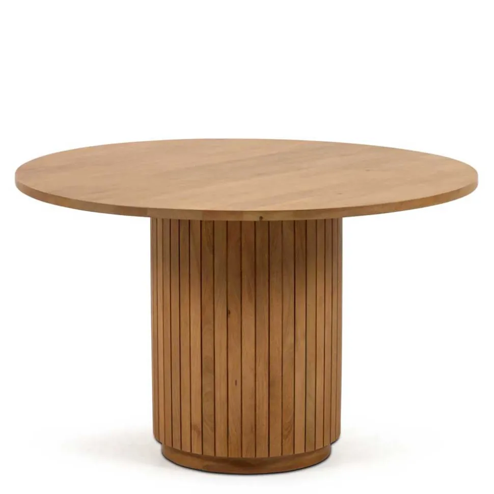 Runder Säulentisch im Skandi Design - Ilvenda