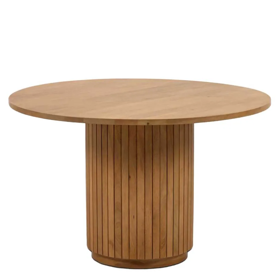 Runder Säulentisch im Skandi Design - Ilvenda