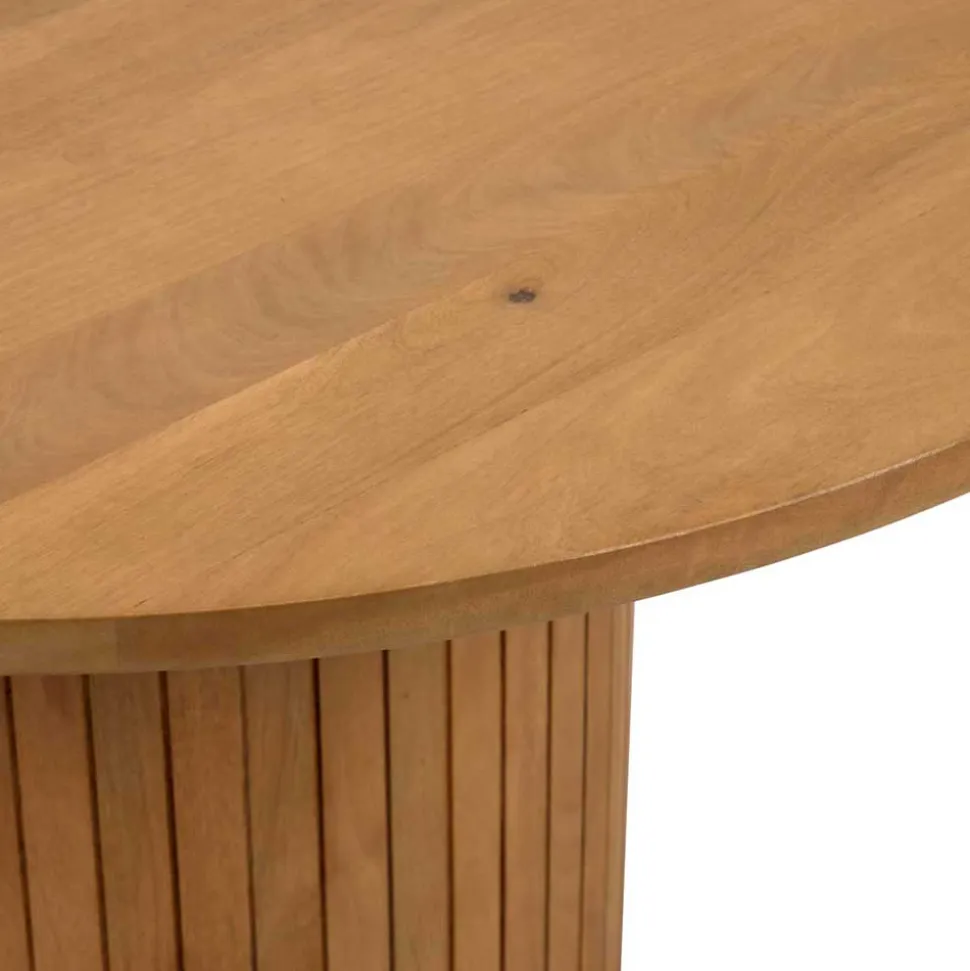 Runder Säulentisch im Skandi Design - Ilvenda