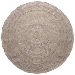 Runder Teppich aus Wolle und Baumwolle - Marciraso