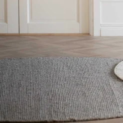 Runder Teppich aus Wolle handgefertigt - Earl