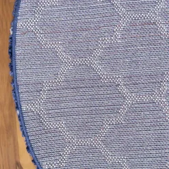 Runder Teppich mit hohem Flor 150 cm - Cranita