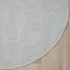 Runder Teppich mit Spiralmuster - Sesedra