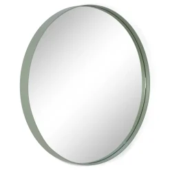 Runder Wandspiegel in Graugrün - Trevoz