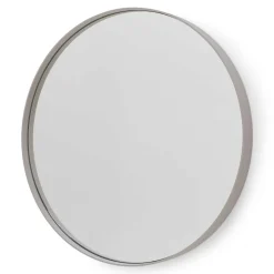 Runder Wandspiegel in Taupe - Andrac