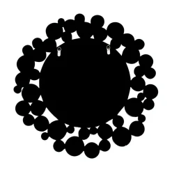 Runder Wandspiegel mit Spiegel Rahmen - Maddy