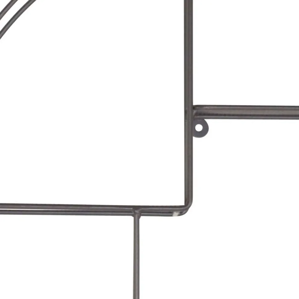 Rundes Hängeregal in Grau - Vacances