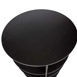 Rundes Standregal aus Esche Massivholz - Nircana