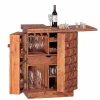 Rustikale Hausbar Carmos in Schrank Form
