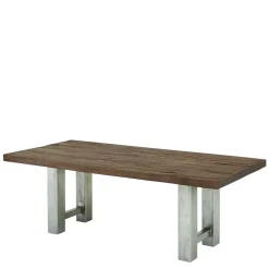 Rustikaler Industry Tisch mit Holz Wildeiche - Piave