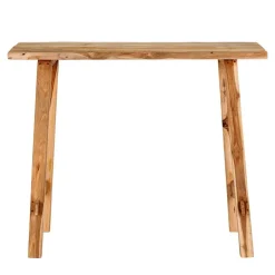 Rustikaler Konsolentisch aus Teak Massivholz - Sunhide