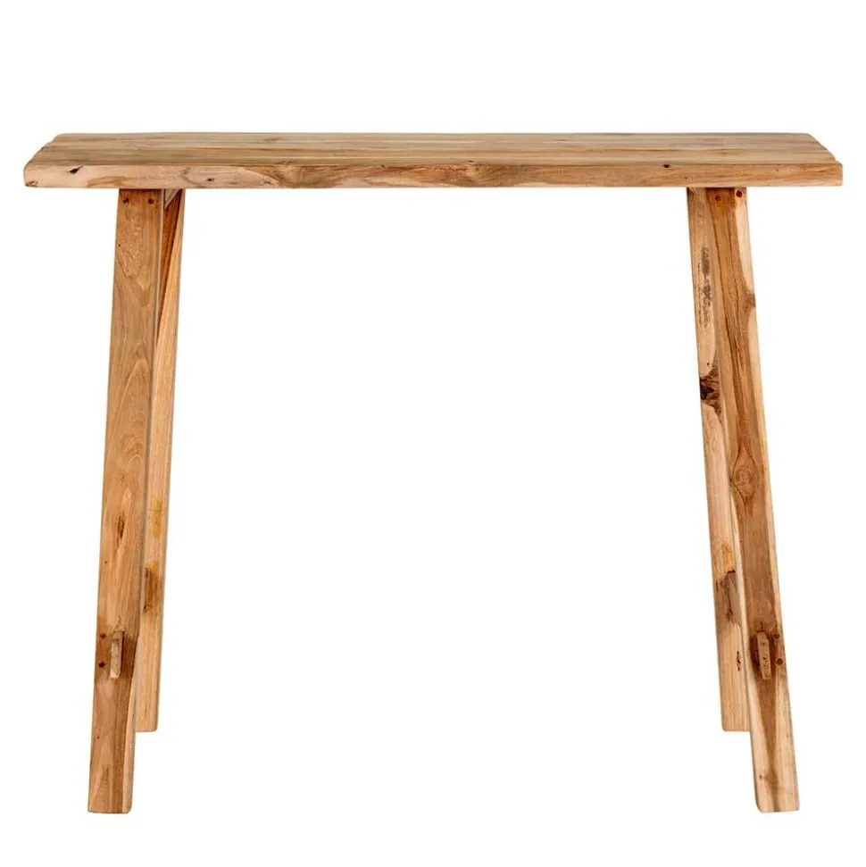 Rustikaler Konsolentisch aus Teak Massivholz - Sunhide