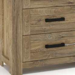 Rustikal-modernes Sideboard in Eiche Dunkel - Ginetta