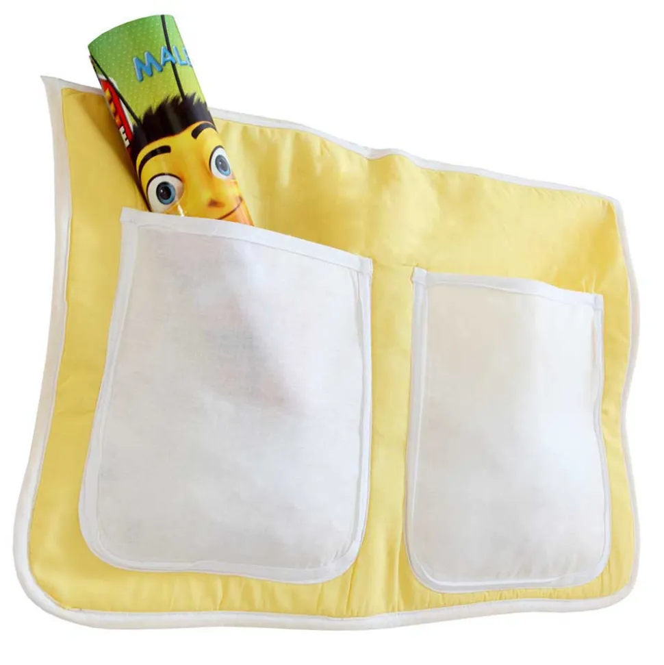 Rutsche Hochbett aus weißem Holz Buche - Yana