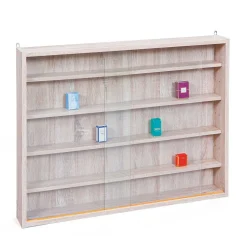 Sammler Hängevitrine Taupos in Eiche Sonoma