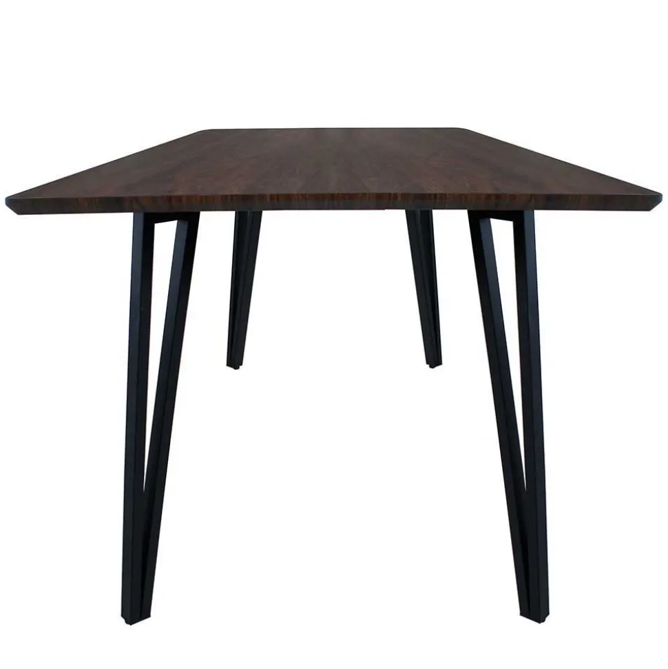 Samt Armlehnenstühle mit Esstisch - Casimir (fünfteilig)