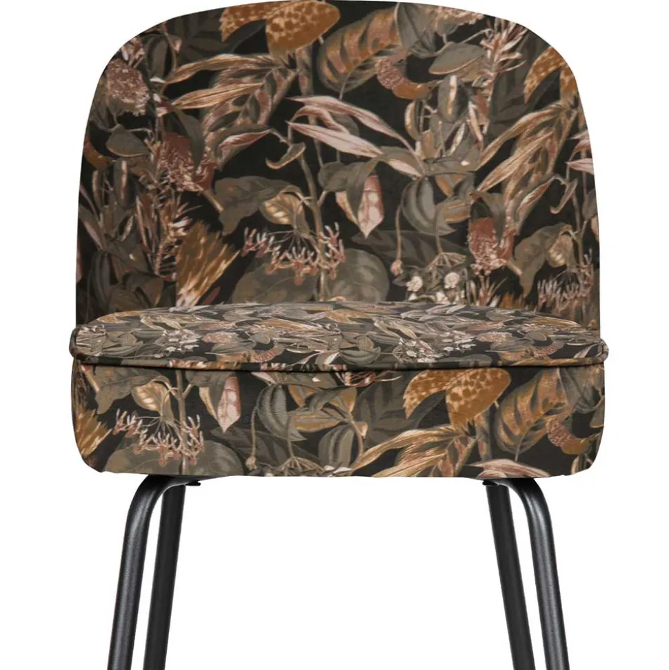 Samt Barstuhl mit Pflanzen Muster - Nongo