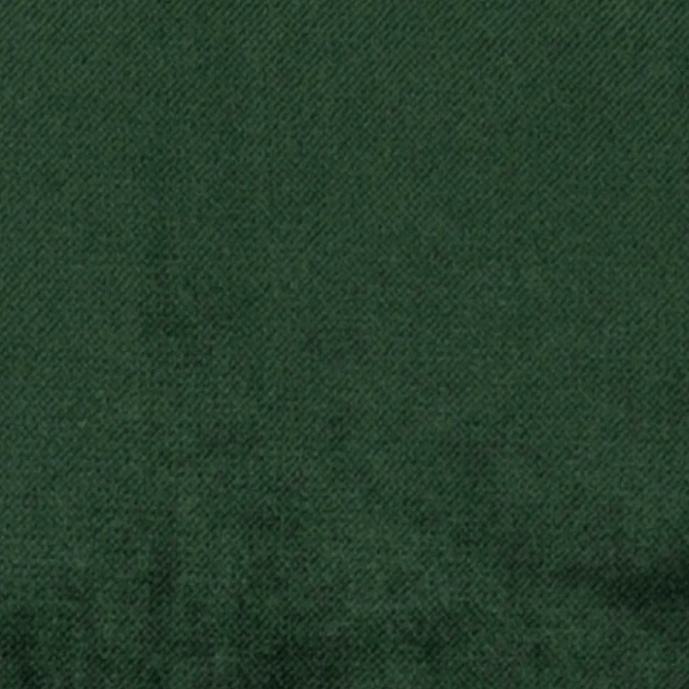 Samt Polsterhocker in Grün - Distroit