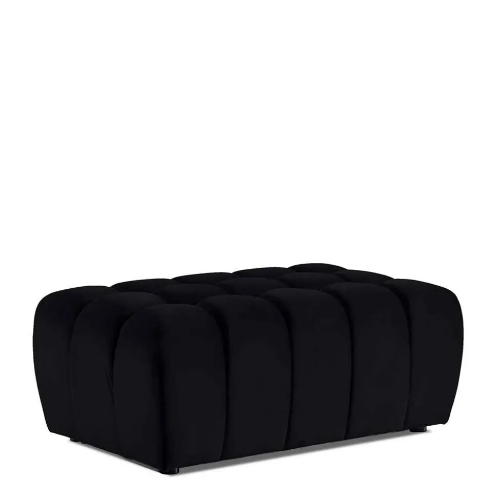 Samt Polsterhocker 102x64 cm - Graland